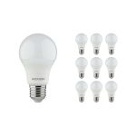 Mehrfachpackung 10x Noxion Lucent Classic LED E27 Birne Matt 4.9W 480lm - 840 Kaltweiß | Ersatz für 40W
