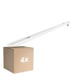 Mehrfachpackung 4x Noxion Deckenleuchte Click V2 LED T8 | Geeignet für 1x 150cm LED Röhre