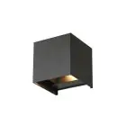D'Lite Wandleuchte Elingen Aluminium Schwarz Up & Down 4.9W 480lm - 830 Warmweiß | IP65