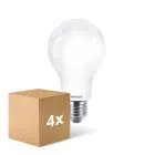Mehrfachpackung 4x Philips Classic LED Glühbirne E27 Birne Matt 17.5W 2452lm - 840 Kaltweiß | Ersatz Für 150W