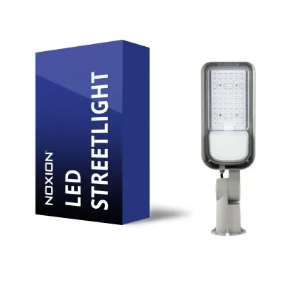 Noxion Led-Straßenbeleuchtung 50W 6000lm 70x140D - 740 Kaltweiß | IP65 - Lichtsensor - Asymmetrisch