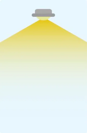 Abstrahlwinkel Beispiel